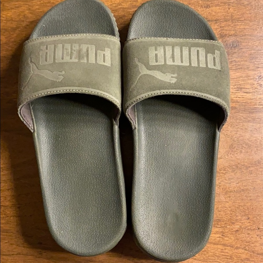 Puma platform slides, size 7.5